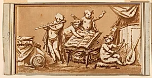 Design for a Frieze with the Allegory of Music
