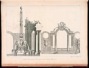 Design for a Garden with a Fountain by Gilles-Marie Oppenord, French, 1672–1742