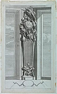 Design for a Long-Case Clock in a Niche