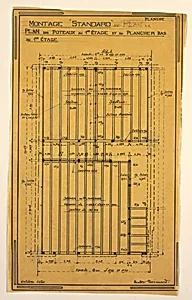 Design for a Mass-Operational House Designed by Hector Guimard, Construction Directions