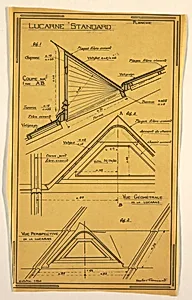 Design for a Mass-Operational House Designed by Hector Guimard, Skylight Construction