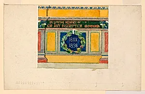 Design for a Memorial Tablet
