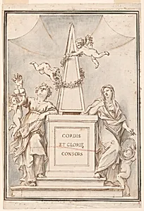 Design for a Monochrome Painting, Church of Corpus Domini, Bologna, Italy