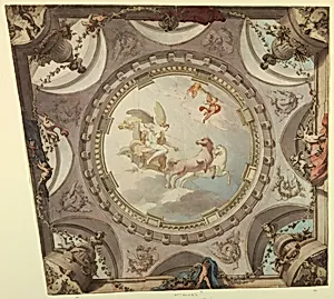 Design for a Painted Ceiling of Irregular Shape: Aurora