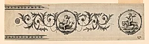 Design for a Painted Frieze by Unknown