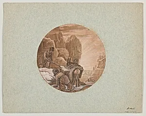Design for a Painted Porcelain Serving Vessel, Les Sorbets (Sorbets) from the Service des Objets de Dessert (Dessert Service)