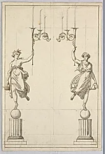Design for a Pair of Candelabra