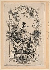 Design for a panel Representing the Choleric Temperament