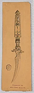 Design for a Paper Knife by Unknown