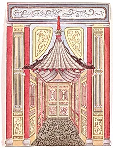 Design for a Passageway with Canopy, for Royal Pavilion, Brighton