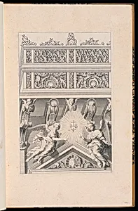 Design for a Pediment with Balcony Above