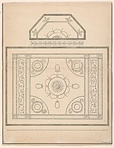 Design for a Plaster Ceiling with Bay