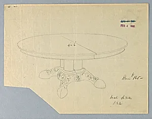 Design for a Round Table on Animal Hoof-Feet