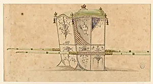 Design for a Sedan Chair by Unknown