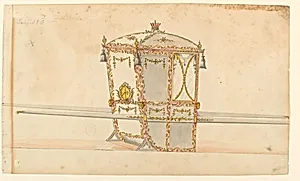 Design for a Sedan Chair by Unknown
