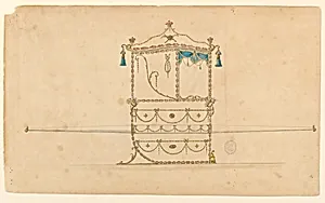 Design for a Sedan Chair by Unknown