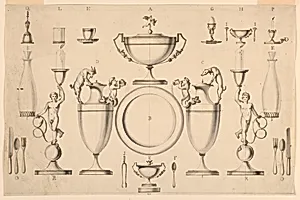 Design for a Set of Silver Tableware
