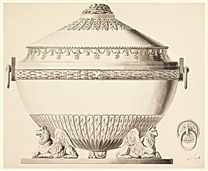 Design for a Tureen by Joseph Anton Seethaler II, German, 1799–1868