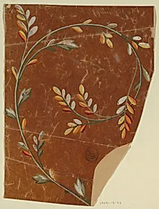 Design for a Woven Fabric, Fragment by Unknown