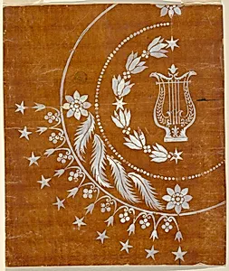 Design for a Woven Fabric of the "Fabrique de St. Ruf" by Fabrique de Saint Ruf, Lyon, France