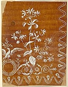 Design for a Woven Horizontal Border of the "Fabrique de St. Ruf" by Fabrique de Saint Ruf, Lyon, France