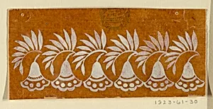 Design for a Woven or Embroidered Horizontal Border, of the "Fabrique de St. Ruf" by Fabrique de Saint Ruf, Lyon, France
