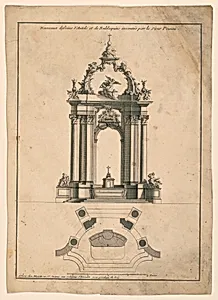 Design for an Altar, from "Nouveaux Dessins d'Autels"