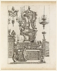 Design for an Altar, plate 2 of "Nuove Inventioni d'Ornament..."