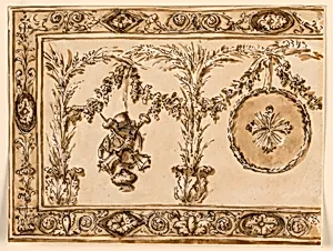 Design for an Embroidered Frontal by Giuseppe Barberi, Italian, 1746–1809