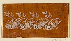 Design for an Embroidered or Woven Border of the "Fabrique de St. Ruf"