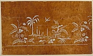 Design for an Embroidered or Woven Border of the "Fabrique de St. Ruf"