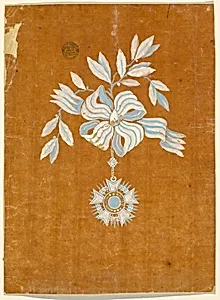 Design for an Embroidered or Woven Fabric of the "Fabrique de St. Ruf," Unfinished by Fabrique de Saint Ruf, Lyon, France