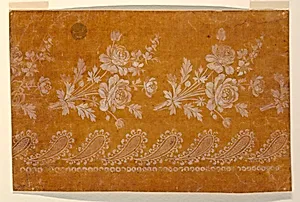 Design for an Embroidered or Woven Horizontal Border of the "Fabrique de St. Ruf" by Fabrique de Saint Ruf, Lyon, France