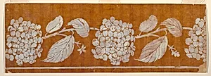 Design for an Embroidered or Woven Horizontal Border of the "Fabrique de St. Ruf," Unfinished by Fabrique de Saint Ruf, Lyon, France