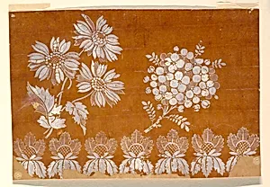 Design for an Embroidered or Woven Horizontal Border of the "Fabrique de St. Ruf" by Fabrique de Saint Ruf, Lyon, France