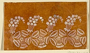 Design for an Embroidered or Woven Horizontal Border of the "Fabrique de St. Ruf" by Fabrique de Saint Ruf, Lyon, France