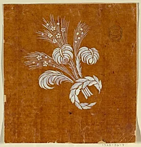 Design for an Embroidered or Woven Nosegay of the "Fabrique de St. Ruf"