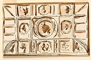 Design for Ceiling Decoration by Giuseppe Barberi, Italian, 1746–1809