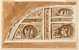 Design for Ceiling Decoration by Giuseppe Barberi, Italian, 1746–1809