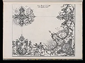 Design for Ceiling Ornament by François de Cuvilliés the Elder, Belgian, active Germany, 1695 - 1768