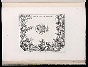 Design for Ceiling Ornament by François de Cuvilliés the Elder, Belgian, active Germany, 1695 - 1768