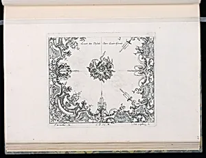 Design for Ceiling Ornament by François de Cuvilliés the Elder, Belgian, active Germany, 1695 - 1768