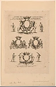 Design for Coat of Arms, from "Livre de Cartouches"
