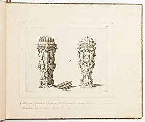 Design for Cutlery Containers, from Dessins d'orfÃ¨vrerie (Designs for Metalwork)
