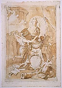 Design for Dedication Page to Charles III of Spain and the Two Sicilies