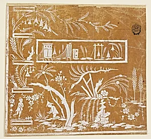 Design for Embroidered Gilet, pattern 1730 of the Fabrique de St. Ruf