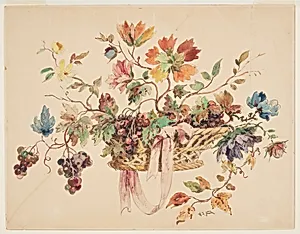 Design for embroidery or tapestry