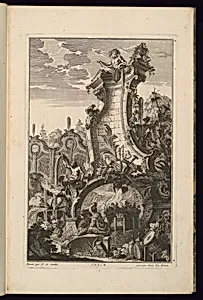 Design for Fountain with Trophy of Musical Instruments