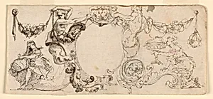 Design for Frieze Decoration, with Alternative Suggestions