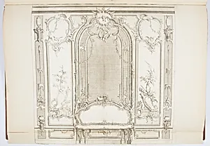 Design for Interior Wall Decoration with Bench
